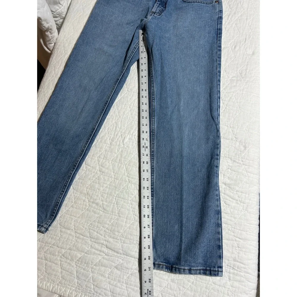 Lee Regular‎ Fit Mens Jeans Light Wash Denim Size 33x32 Straight Leg
